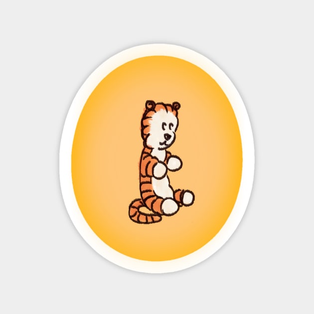 Hobbes Stuffie-Plushie Sticker by Sammy Jean Wilson 